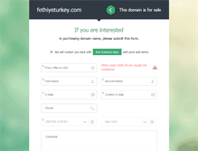 Tablet Screenshot of fethiyeturkey.com